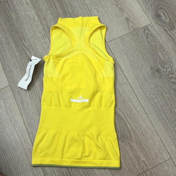 Stella McCartney for Adidas Seamless Run Seamless Tank Yellow XS - Picture 5 of 6